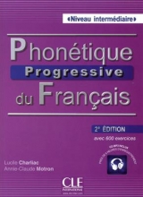 کتاب زبان فرانسه فونتیک پروگرسیو ویرایش دوم Phonetique progressive - intermediaire + CD - 2eme edition