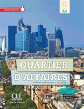 کتاب زبان Quartier d'affaires 1 - Niveau A2 - Livre+Cahier