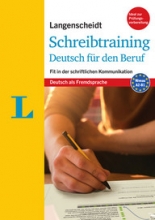 کتاب زبان آلمانی لانگنشایت شقایب ترینینگ Langenscheidt Schreibtraining Deutsch für den Beruf Niveau A2 B1