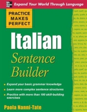 کتاب زبان ایتالین سنتنس بیلدر  Practice Makes Perfect Italian Sentence Builder