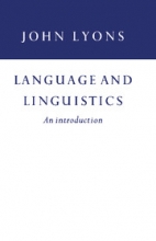 کتاب لنگویج اند لینگویستیکس  Language and Linguistics by John Lyons