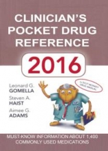 کتاب زبان کلینیکالز پاکت دراگ رفرنس  CLINICALS POCKET DRUG REFERENCE 2016