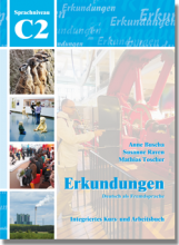 کتاب آلمانی ارکوندونگن Erkundungen C2 - Kurs- und Arbeitsbuch mit CD