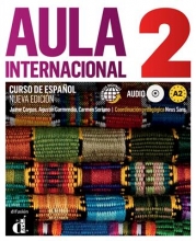 کتاب زبان اسپانیایی ائولا Aula internacional 2 Nueva edición Livre de lélève
