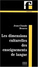 کتاب زبان Les dimensions culturelles des enseignements de langue