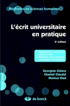 L'ecrit universitaire en pratique