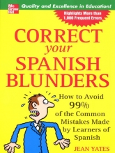 کتاب اسپانیایی کارکت یور اسپنیش بلاندرز  correct your spanish blunders