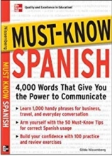 کتاب زبان اسپانیایی ماست نو اسپنیش  must know spanish